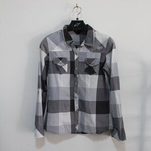 Fox Plaid Womens Button Down